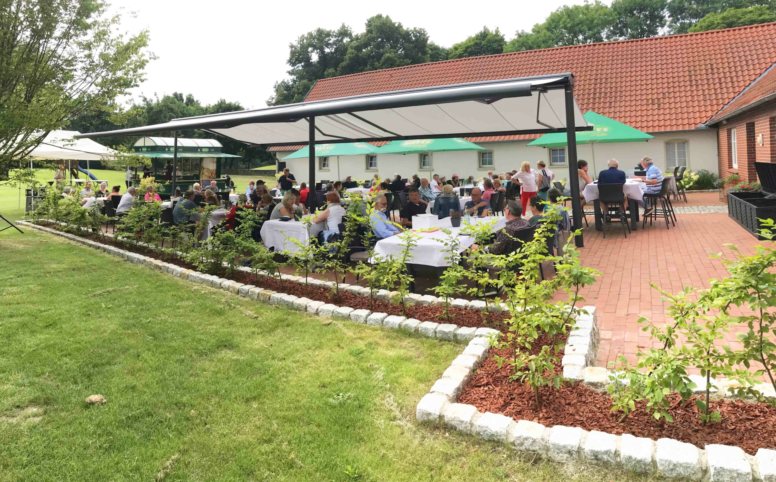 Terrasse im Golfclub Varus